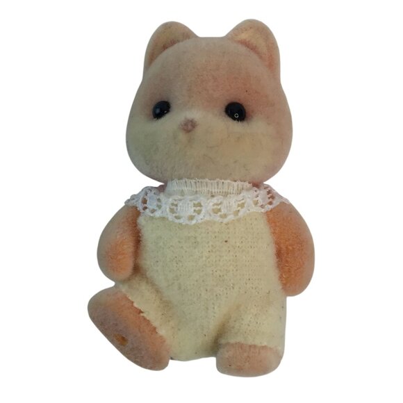 Calico Critter Pickleweeds Hedgehog, Chipmunk, Caramel Dog, & Kitty Baby Figures - Picture 4 of 9